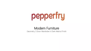 modern furniture geometry 3 door wardrobe in dark