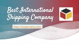 Best International Shipping From Germany
