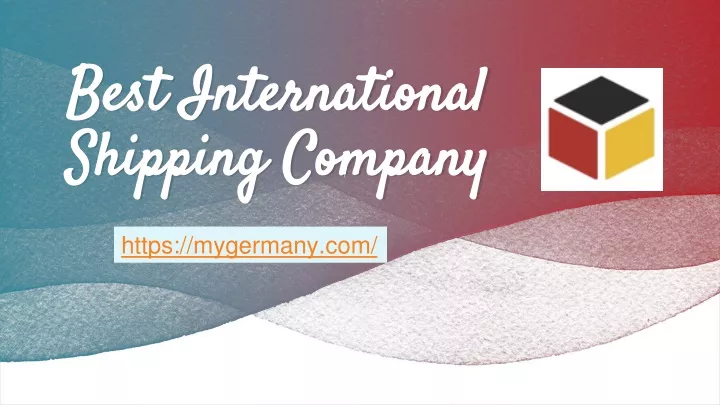best international shipping company