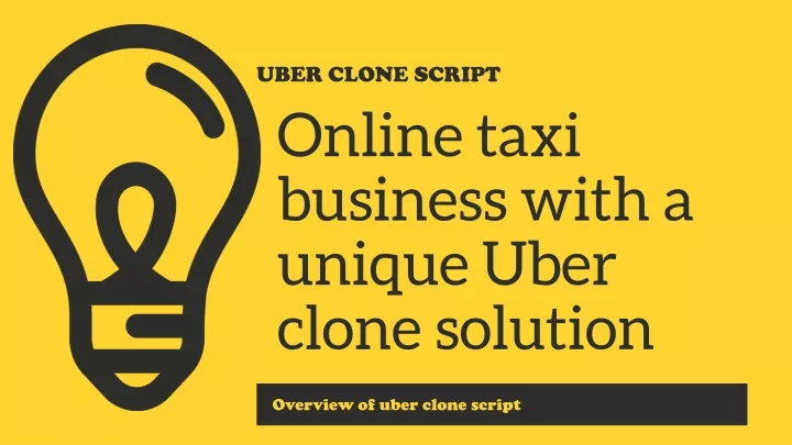 uber clone script