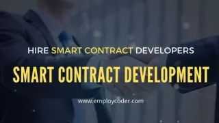 Hire Smart Contract Developers