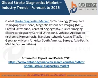 global stroke diagnostics market industry trends