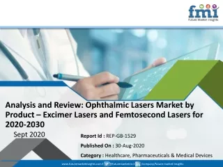 Ophthalmic Lasers Therapeutic Market