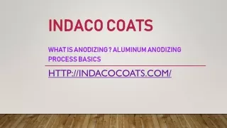 What is Anodizing ? Aluminum Anodizing Process basics
