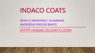 What is Anodizing ? Aluminum Anodizing Process basics