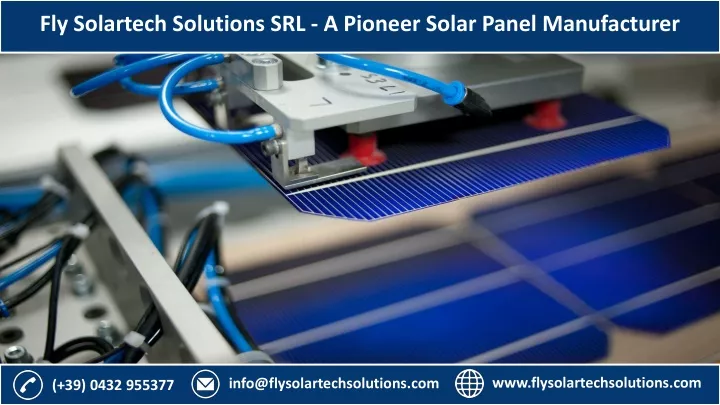 fly solartech solutions srl a pioneer solar panel