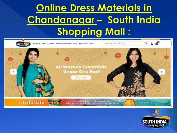 online dress materials in chandanagar south india shopping mall