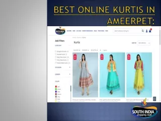 Best Online Kurtis in Ameerpet: