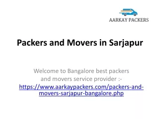 packers and movers in sarjapur