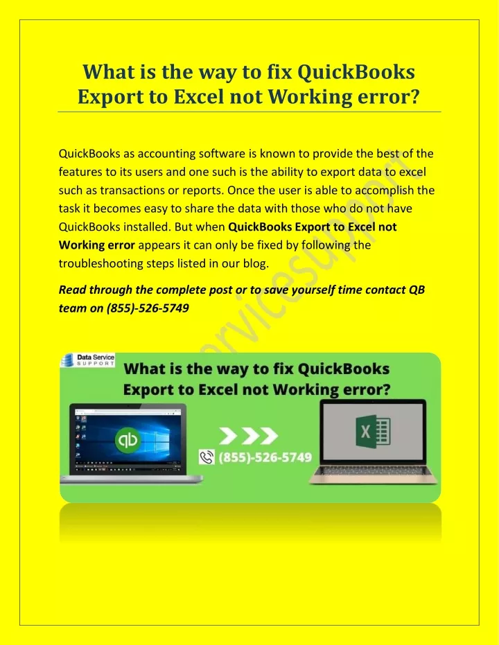 what is the way to fix quickbooks export to excel