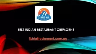 Best Indian Restaurant Cremorne - Fishtailrestaurant.com.au