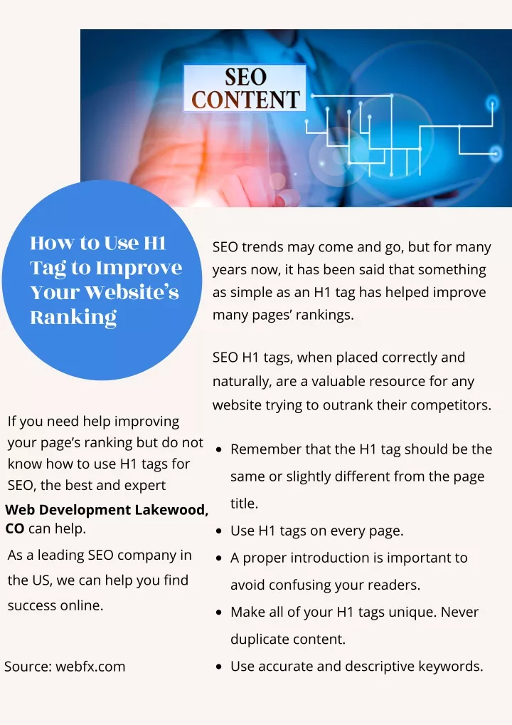 how to use h1 tag to improve your website