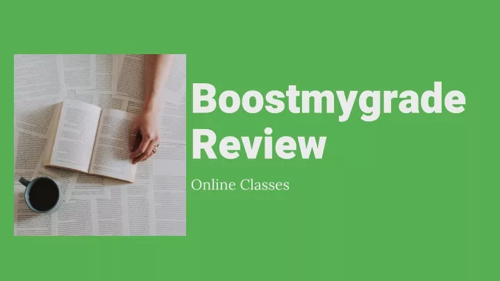 boostmygrade review online classes