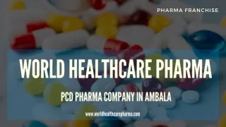 PCD Pharma Companies in Ambala