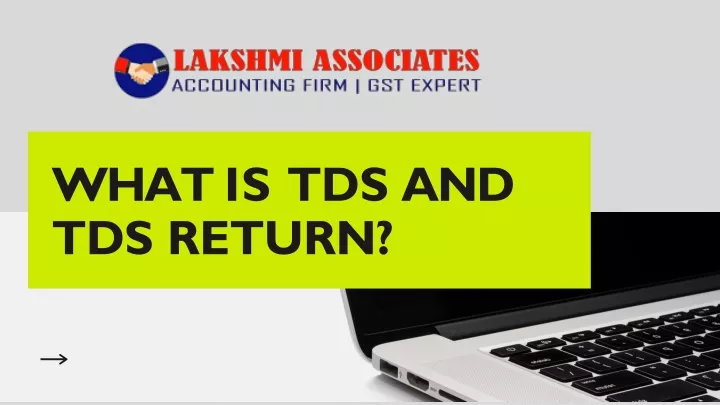 what is tds and tds return