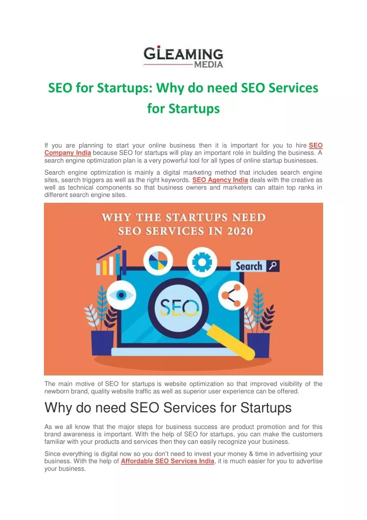 seo for startups why do need seo services