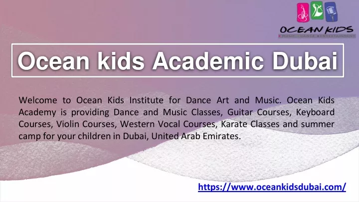 ocean kids academic dubai