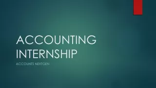 Accounting Internship Program