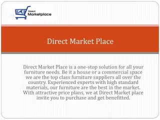 Direct Market Place - Furniture Stores