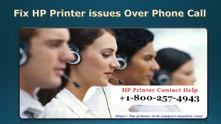 fix hp printer issues over phone call