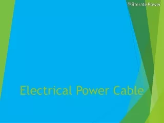 electrical power cable