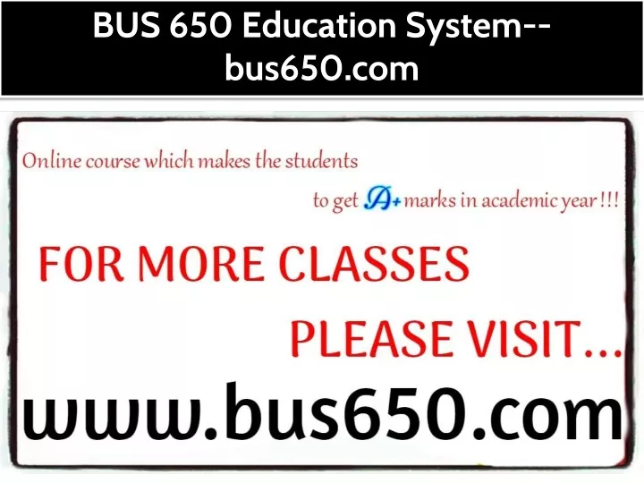 bus 650 education system bus650 com