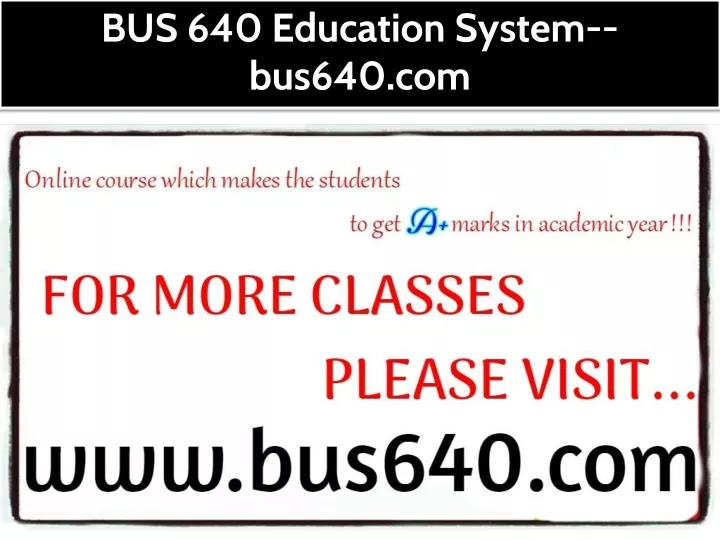 bus 640 education system bus640 com