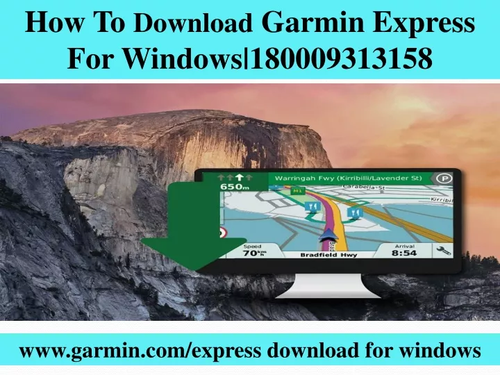 how to download garmin express for windows