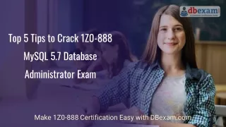 top 5 tips to crack 1z0 888 mysql 5 7 database