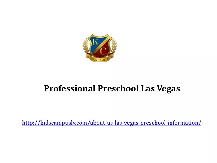 professional preschool las vegas