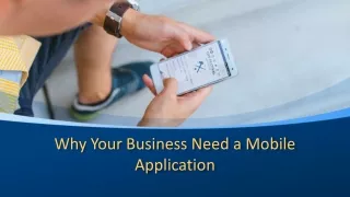 why your business need a mobile application