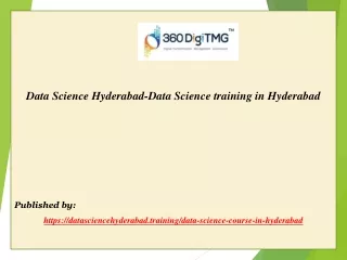 data science hyderabad data science training