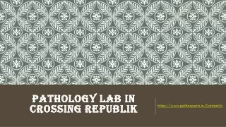 pathology lab in crossing republik