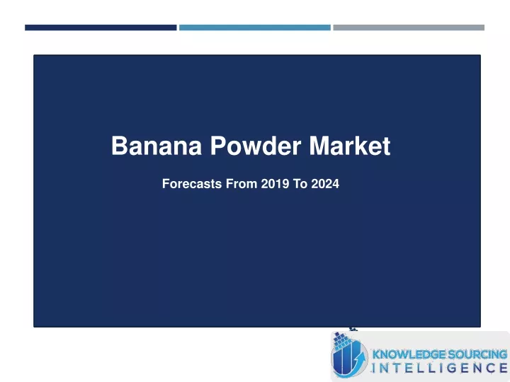 banana powder market forecasts from 2019 to 2024