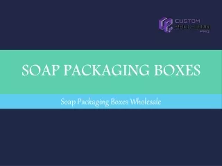 soap packaging boxes