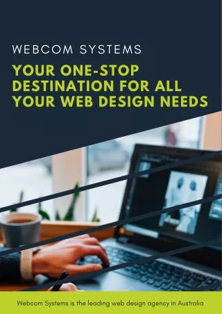 Webcom Systems – Your One-Stop Destination for All Your Web Design Needs
