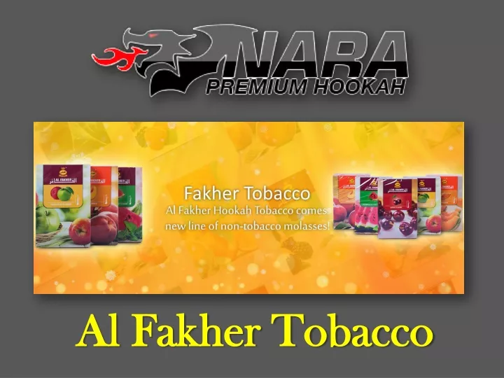 al fakher tobacco