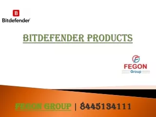 Bitdefender Products - Fegon Group - 8445134111