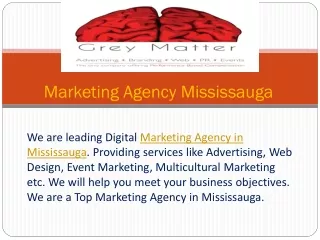 Marketing Agency Mississauga