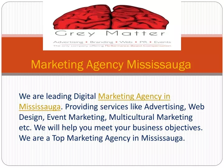 marketing agency mississauga