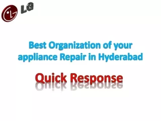 LG Air Conditioner Service Center in Hyderabad