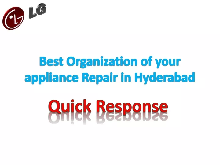 best organization of your appliance repair in hyderabad