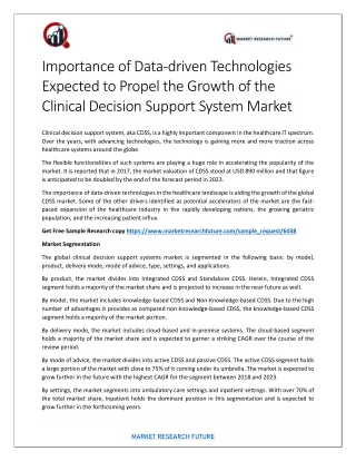 importance of data driven technologies expected