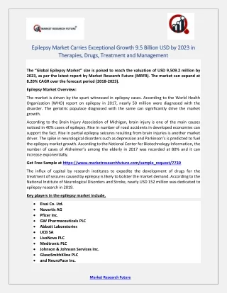 epilepsy market epilepsy market carries