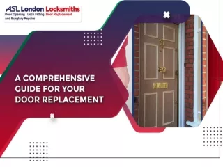 A comprehensive guide for your door replacement