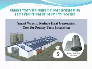 Smart Ways to Reduce Heat Generation Cost for Poultry Farm Insulation
