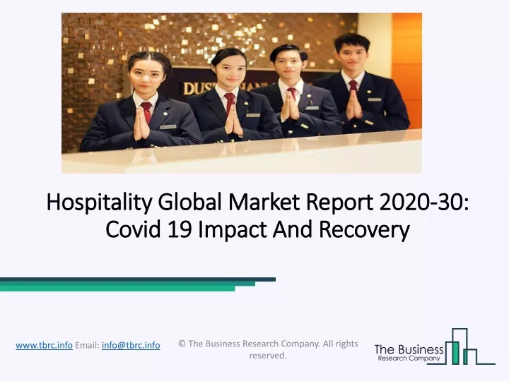 hospitality global market report 2020 30 covid 19 impact and recovery