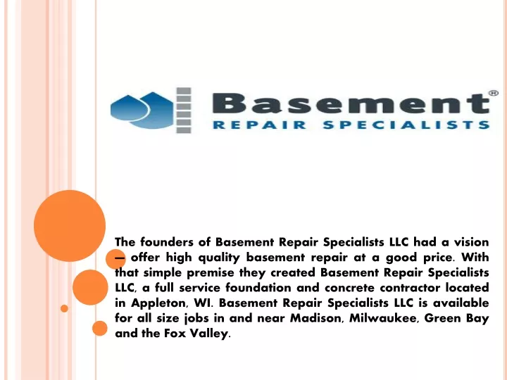 the founders of basement repair specialists
