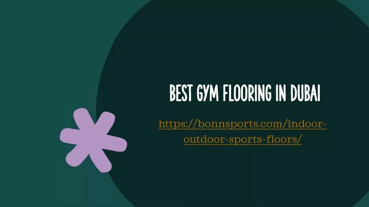 best gym flooring in dubai