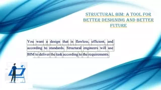 structural bim a tool for better designing